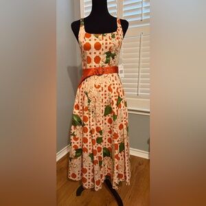 NWT Mestiza New York Yvette Cotton Reversible Midi Dress